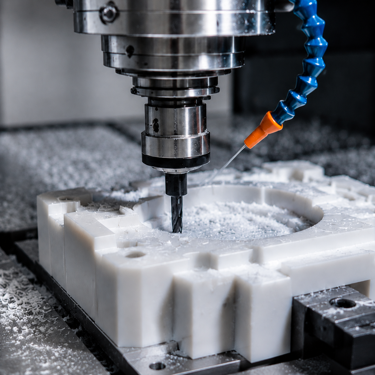 Filettatura CNC tecnopolimeri