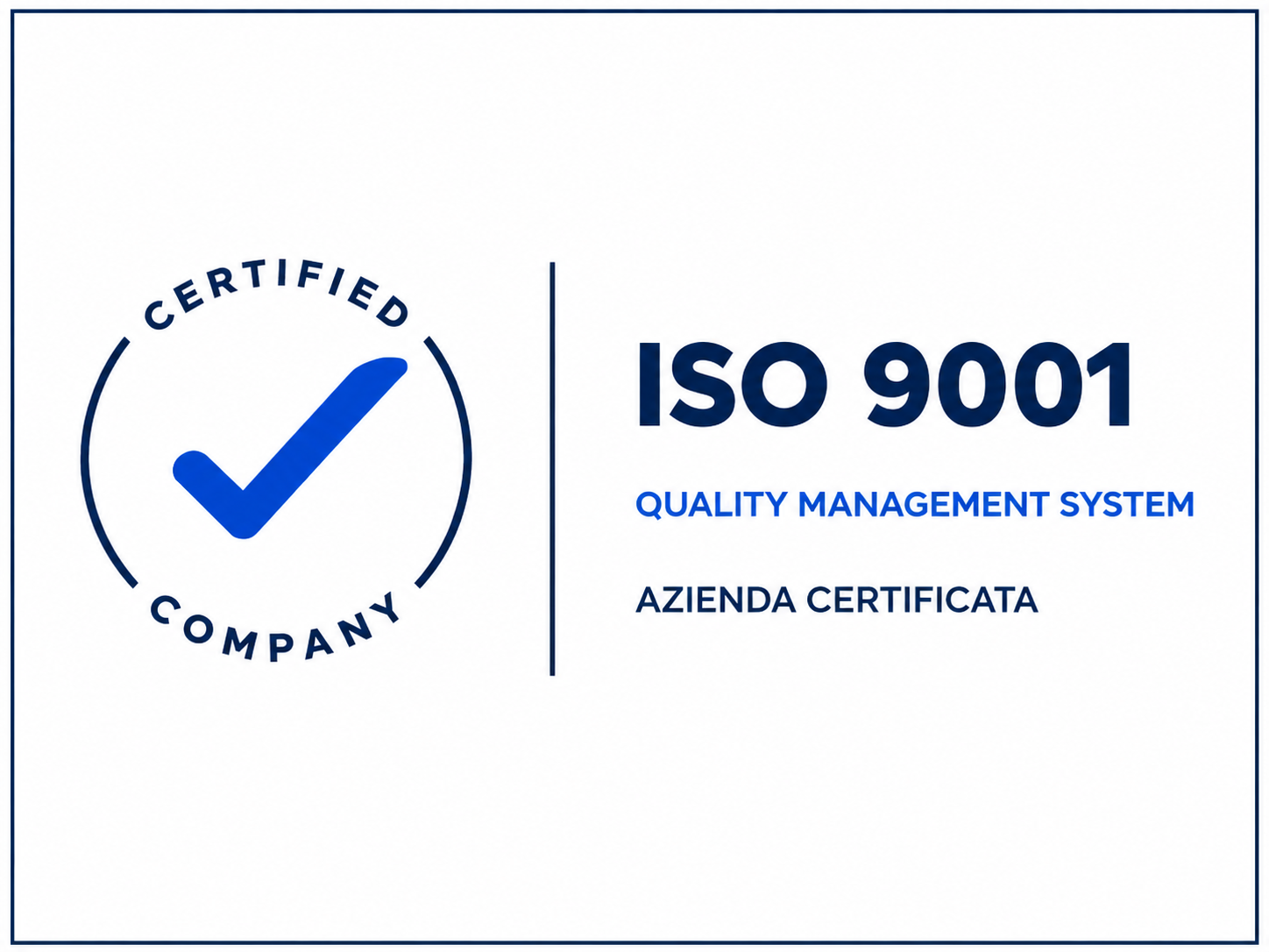 Certificazione ISO 9001